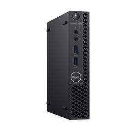 Dell OptiPlex 3070 - MLK - micro - Core i5 9500T / hasta 3.7 GHz - RAM 4 GB - HDD 500 GB - UHD Graphics 630 - Gigabit Ethernet - Win 10 Pro 64 bits - monitor: ninguno - BTS - con 1 Year Hardware Service with Onsite/In-Home Service After Remote Diagno