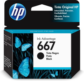 HP - 667 - Ink cartridge - Black - 3YM79AL