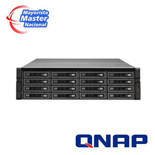 QNAP SMB STORAGE REXP-1620U-RP-US 16-BAY SAS 12G RAID EXPANSION ENCLOSURE, 3U, REDUNDANT PSU, 1 X 12G SAS CABLE
