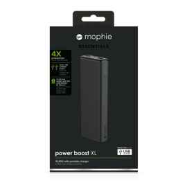 mophie Power boost 2nd gen - XL batería externa 10400 mAh Negro