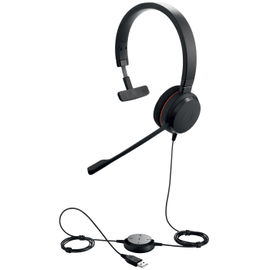 Jabra Evolve 20 MS mono - Auricular - en oreja - cableado - USB - Certificado para Skype Empresarial