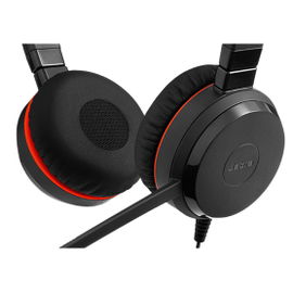 Jabra Evolve 30 II MS stereo - Auricular - en oreja - cableado - USB, conector de 3,5 mm - Certificado para Skype Empresarial