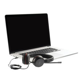 Jabra Evolve 30 II MS stereo - Auricular - en oreja - cableado - USB, conector de 3,5 mm - Certificado para Skype Empresarial