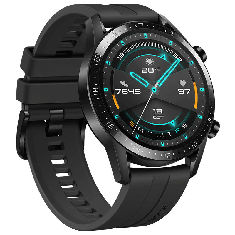 Reloj inteligente Huawei GT 2 Sport negro - Batería de larga duración