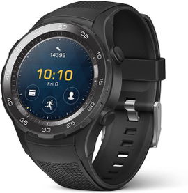 Huawei Watch GT 2 - Sport - 42 mm - acero inoxidable negro - reloj inteligente con correa - fluoroelastómero - negro noche - tamaño de la muñeca: 130-200 mm - pantalla luminosa 1.2 Huawei Watch GT 2 - Sport - 42 mm - acero inoxidable negro - reloj inteligente con correa - fluoroelastómero - negro noche - tamaño de la muñeca: 130-200 mm - pantalla luminosa 1.2