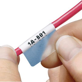 Casete de 200 Etiquetas Autolaminadas de 25.4 x 38.1 mm, para Cables de 4 a 8.1 mm de Diámetro, Área de Impresión Color Blanco Casete de 200 Etiquetas Autolaminadas de 25.4 x 38.1 mm, para Cables de 4 a 8.1 mm de Diámetro, Área de Impresión Color Blanco