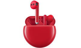 Huawei FreeBuds 3 - Auriculares inalámbricos con micro - auriculares de oído - Bluetooth - cancelación de sonido activo - rojo