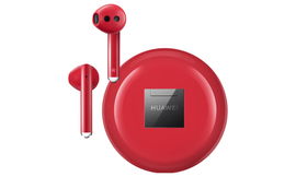 Huawei FreeBuds 3 - Auriculares inalámbricos con micro - auriculares de oído - Bluetooth - cancelación de sonido activo - rojo