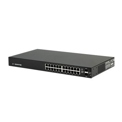 Switch EdgeMAX administrable de 24 puertos Gigabit + 2 Puertos SFP Gigabit