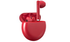 Huawei FreeBuds 3 - Auriculares inalámbricos con micro - auriculares de oído - Bluetooth - cancelación de sonido activo - rojo