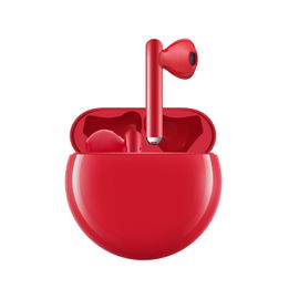 Huawei FreeBuds 3 - Auriculares inalámbricos con micro - auriculares de oído - Bluetooth - cancelación de sonido activo - rojo