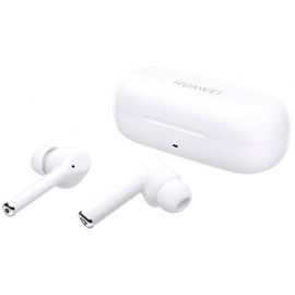 Huawei FreeBuds 3i - Auriculares inalámbricos con micro - en oreja - Bluetooth - cancelación de sonido activo - blanco cerámica
