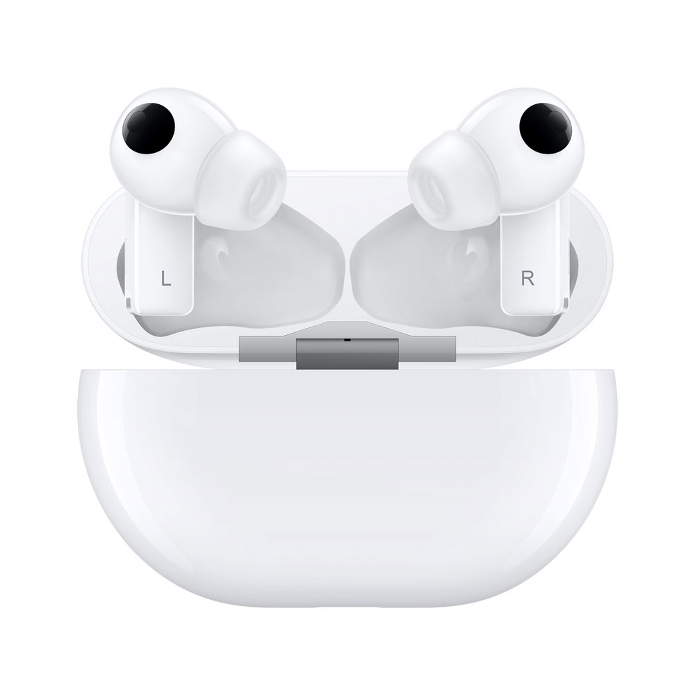 Huawei FreeBuds Pro - Auriculares inalámbricos con micro - en oreja - Bluetooth - cancelación de sonido activo - blanco cerámica Huawei FreeBuds Pro - Auriculares inalámbricos con micro - en oreja - Bluetooth - cancelación de sonido activo - blanco cerámica