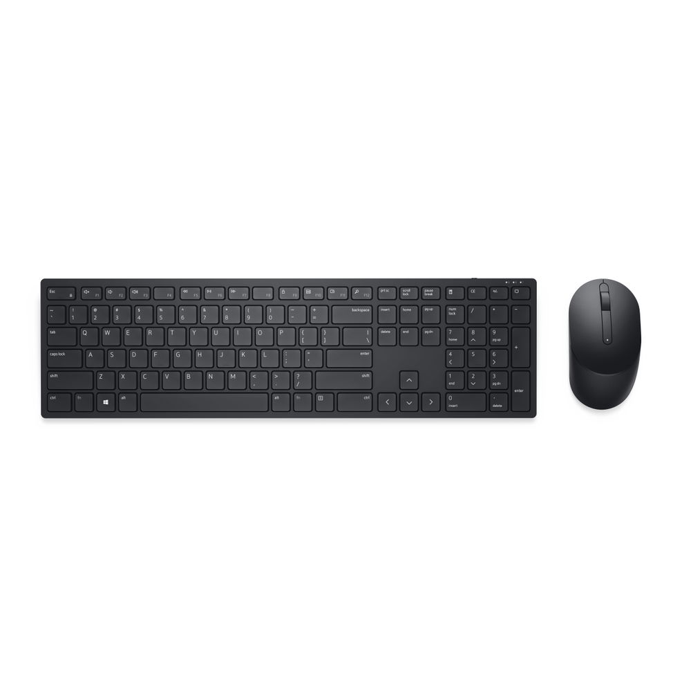 Dell Pro KM5221W - Juego de teclado y ratón - inalámbrico - 2.4 GHz - inglés de EEUU - negro Dell Pro KM5221W - Juego de teclado y ratón - inalámbrico - 2.4 GHz - inglés de EEUU - negro