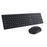 Dell Pro KM5221W - Juego de teclado y ratón - inalámbrico - 2.4 GHz - inglés de EEUU - negro