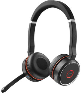 Jabra Evolve 75 MS Stereo - Auricular - en oreja - Bluetooth - inalámbrico - cancelación de sonido activo - USB - Certificado para Skype Empresarial