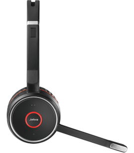 Jabra Evolve 75 MS Stereo - Auricular - en oreja - Bluetooth - inalámbrico - cancelación de sonido activo - USB - Certificado para Skype Empresarial