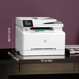 HP Color LaserJet Pro MFP M283fdw - Impresora multifunción - color - laser - Legal (216 x 356 mm) (original) - A4/Legal (material) - hasta 22 ppm (copiando) - hasta 22 ppm (impresión) - 250 hojas - 33.6 Kbps - USB 2.0, Gigabit LAN, Wi-Fi(n), host USB