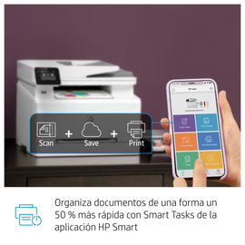 HP Color LaserJet Pro MFP M283fdw - Impresora multifunción - color - laser - Legal (216 x 356 mm) (original) - A4/Legal (material) - hasta 22 ppm (copiando) - hasta 22 ppm (impresión) - 250 hojas - 33.6 Kbps - USB 2.0, Gigabit LAN, Wi-Fi(n), host USB