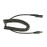Cable resistente al fuego (UL-914), para auricular HDS-EMB con atenuación de ruido para radios Motorola MOTOTRBO™ SLIM DP2400, DP2600, XPR3300, XPR3500, DP3441.