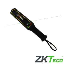ZKTeco - Detector Portatil para metales - ZK-D180 - Tamaño compacto - Portátil - Fuente: 9V - Luz indicadora de detección de metales - Sonido y efecto de vibración - Batería recargable
