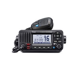 Marine Transceiver, Black Color, Tx: 156.025 - 157.425 MHz, Rx: 156.050 - 163.275 MHz, Submersible IPX7. Hand Microphone, Power Cable and Mounting Bracket Kit Included Marine Transceiver, Black Color, Tx: 156.025 - 157.425 MHz, Rx: 156.050 - 163.275 MHz, Submersible IPX7. Hand Microphone, Power Cable and Mounting Bracket Kit Included