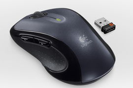 Logitech M510 - Ratón - diestro - laser - 7 botones - inalámbrico - 2.4 GHz - receptor inalámbrico USB - para Core Innovations CLT136401