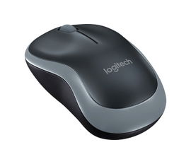 Logitech M185 - Ratón - óptico - 3 botones - inalámbrico - 2.4 GHz - receptor inalámbrico USB - gris vencejo