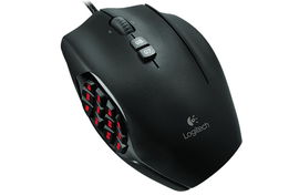 Logitech Gaming Mouse G600 MMO - Ratón - diestro - laser - 20 botones - cableado - USB - negro