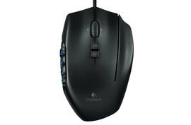 Logitech Gaming Mouse G600 MMO - Ratón - diestro - laser - 20 botones - cableado - USB - negro