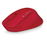 Logitech M280 - Ratón - diestro - óptico - 3 botones - inalámbrico - 2.4 GHz - receptor inalámbrico USB - rojo