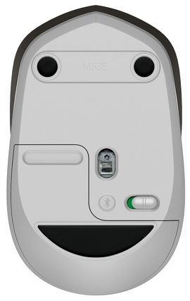Logitech M535 - Ratón - óptico - 4 botones - inalámbrico - Bluetooth 3.0 - negro