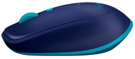 Logitech M535 - Ratón - óptico - 4 botones - inalámbrico - Bluetooth 3.0 - azul