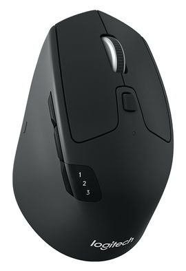 Logitech Triathlon M720 - Ratón - óptico - 8 botones - inalámbrico - 2.4 GHz, Bluetooth - receptor inalámbrico USB