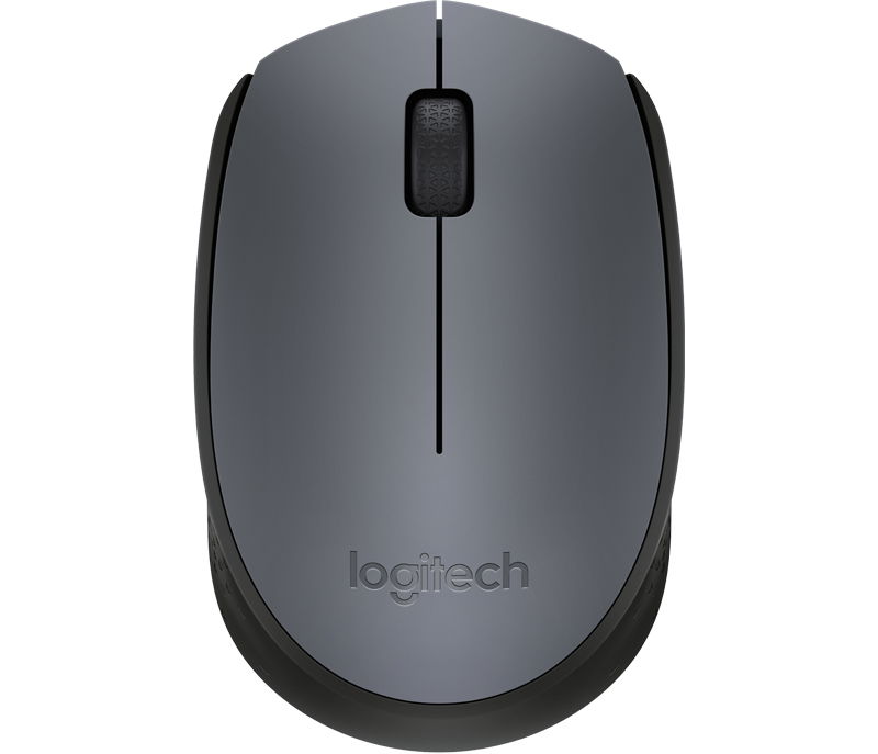 Logitech M170 - Ratón - diestro y zurdo - inalámbrico - 2.4 GHz - receptor inalámbrico USB - negro