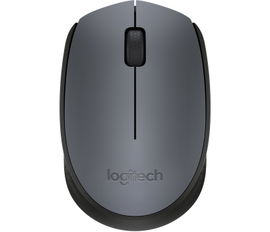 Logitech M170 - Ratón - diestro y zurdo - inalámbrico - 2.4 GHz - receptor inalámbrico USB - negro