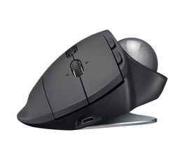 Logitech MX ERGO - Bola de seguimiento - óptico - 8 botones - inalámbrico - Bluetooth, 2.4 GHz - receptor inalámbrico USB