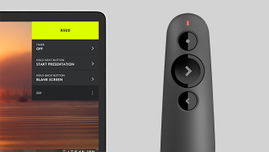Logitech R500 - Control remoto para presentaciones - 3 botones - grafito