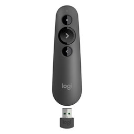 Logitech R500 - Control remoto para presentaciones - 3 botones - grafito