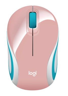 Logitech M187 - Ratón - óptico - 3 botones - inalámbrico - 2.4 GHz - receptor inalámbrico USB - Blossom