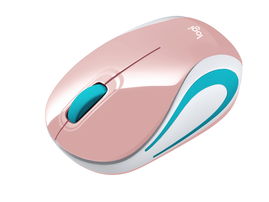 Logitech M187 - Ratón - óptico - 3 botones - inalámbrico - 2.4 GHz - receptor inalámbrico USB - Blossom