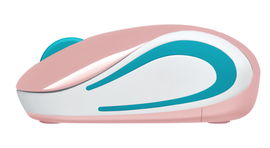 Logitech M187 - Ratón - óptico - 3 botones - inalámbrico - 2.4 GHz - receptor inalámbrico USB - Blossom