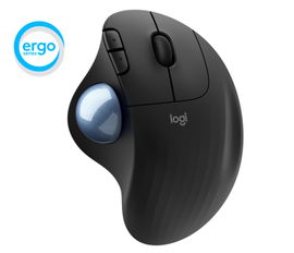 Logitech Ergo Series ERGO M575 - Bola de seguimiento - inalámbrico - 2.4 GHz, Bluetooth 5.0 LE - receptor inalámbrico USB - grafito Logitech Ergo Series ERGO M575 - Bola de seguimiento - inalámbrico - 2.4 GHz, Bluetooth 5.0 LE - receptor inalámbrico USB - grafito