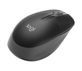 Mouse Óptico Logitech M190 - 3 Botones - Inalámbrico - Receptor Inalámbrico USB - Carbón