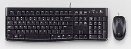 Logitech Desktop MK120 - Juego de teclado y ratón - USB - inglés