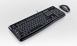 Logitech Desktop MK120 - Juego de teclado y ratón - USB - inglés