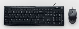 Logitech Media Combo MK200 - Juego de teclado y ratón - USB - inglés