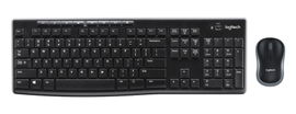 Logitech MK270 Wireless Combo - Juego de teclado y ratón - inalámbrico - 2.4 GHz - inglés - negro