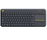 Logitech Wireless Touch Keyboard K400 Plus - Teclado - con panel táctil - inalámbrico - 2.4 GHz - QWERTY - Internacional de EE. UU. - negro