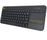 Logitech Wireless Touch Keyboard K400 Plus - Teclado - con panel táctil - inalámbrico - 2.4 GHz - QWERTY - Internacional de EE. UU. - negro